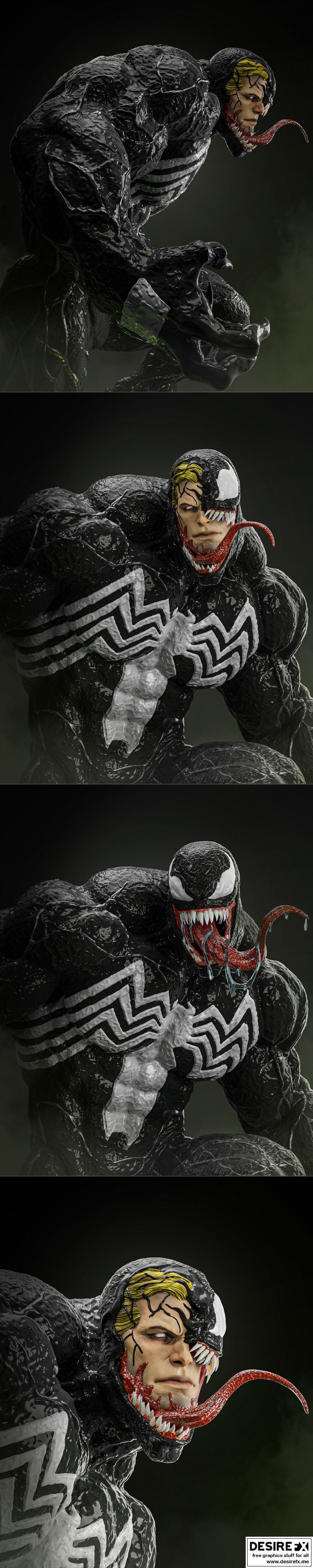 ZEZ工作室 Venom 3D打印模型|ZEZ Studios – Venom – 3D Print Model STL