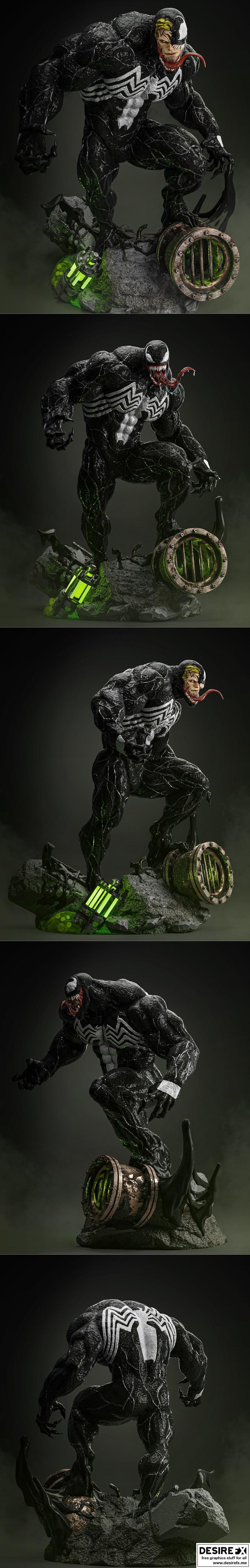 ZEZ工作室 Venom 3D打印模型|ZEZ Studios – Venom – 3D Print Model STL