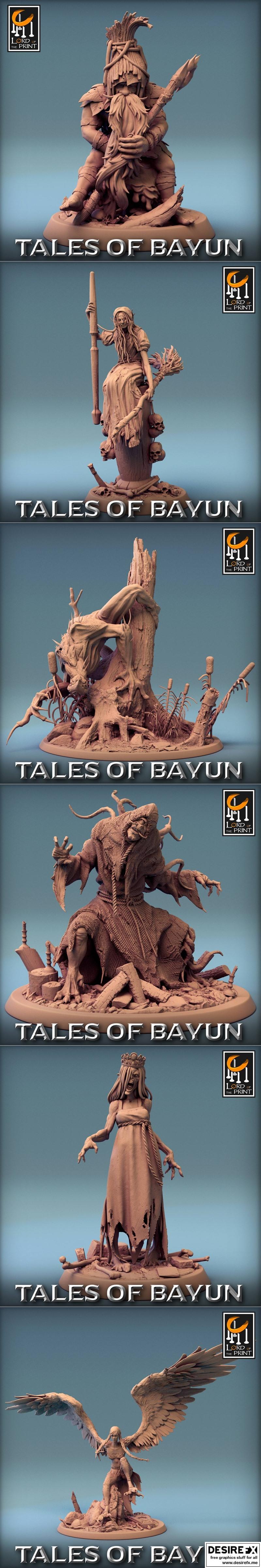 Lord of the Print – Tales of Bayun January 2024 – 3D Print Model STL