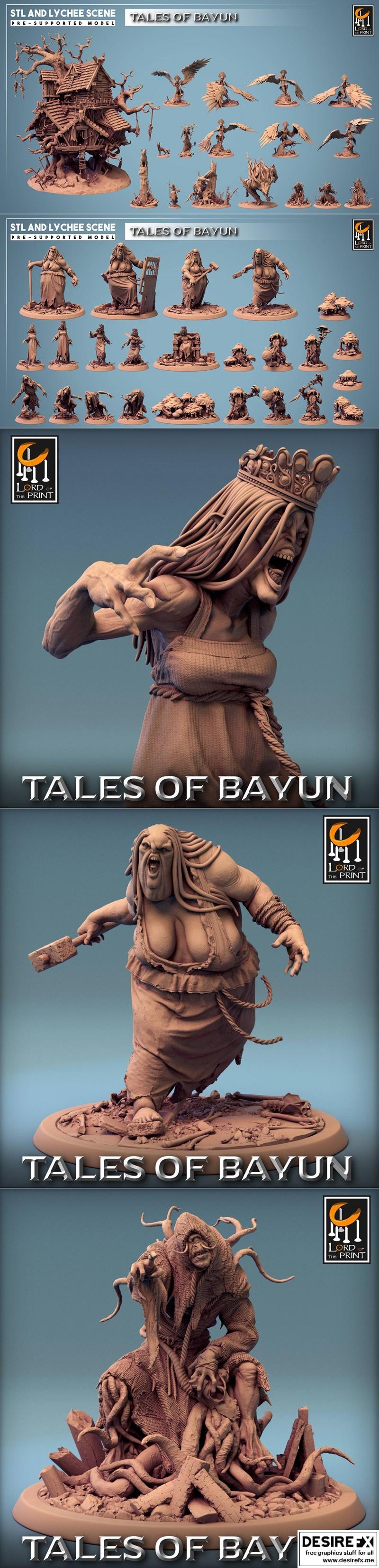 Lord of the Print – Tales of Bayun January 2024 – 3D Print Model STL