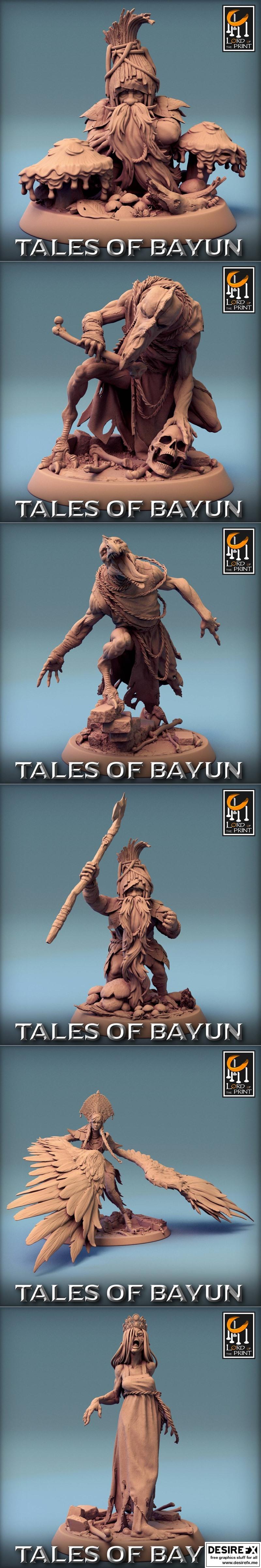 Lord of the Print – Tales of Bayun January 2024 – 3D Print Model STL