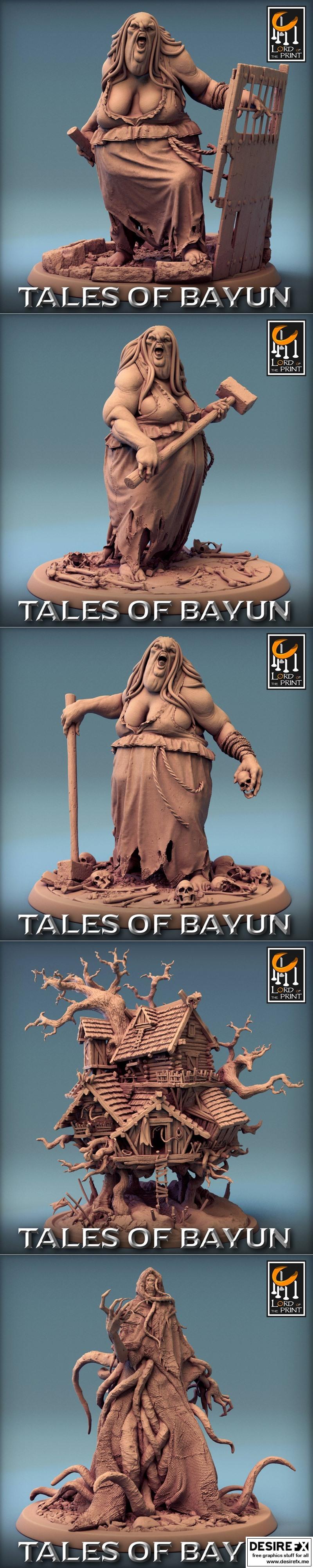 Lord of the Print – Tales of Bayun January 2024 – 3D Print Model STL