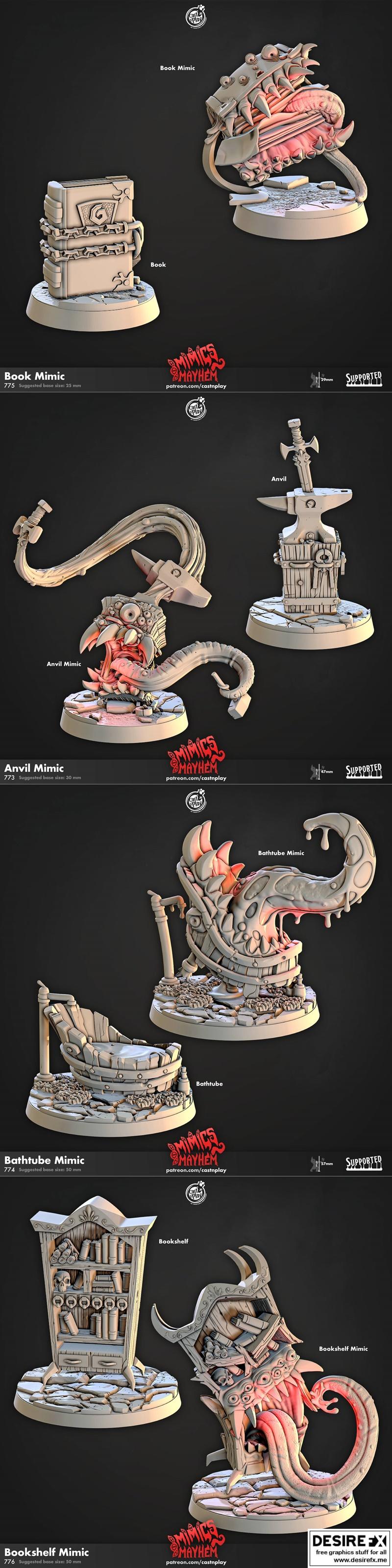 Cast N Play - 《模仿暴乱》2024年3D打印模型|Cast N Play – Mimics Mayhem January 2024 – 3D Print Model STL