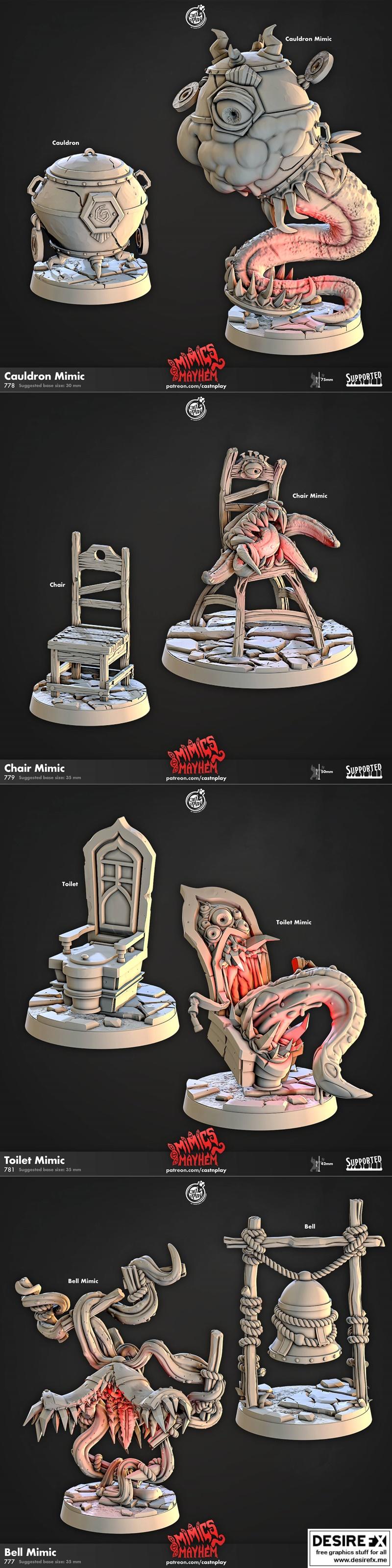 Cast N Play - 《模仿暴乱》2024年3D打印模型|Cast N Play – Mimics Mayhem January 2024 – 3D Print Model STL