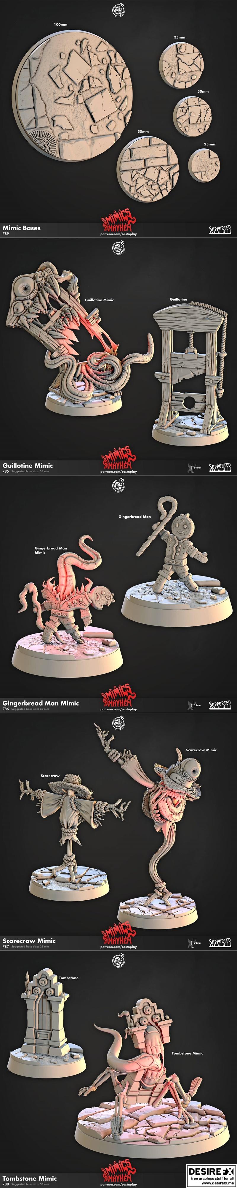 Cast N Play - 《模仿暴乱》2024年3D打印模型|Cast N Play – Mimics Mayhem January 2024 – 3D Print Model STL