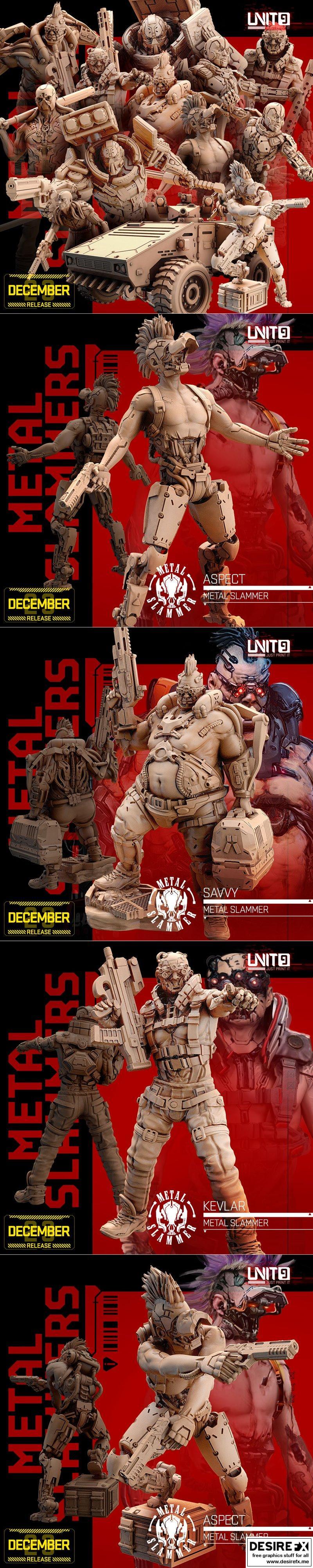 德系3D打印模型：圣诞主题动漫角色STL文件|Unit 9 December 2023 – 3D Print Model STL