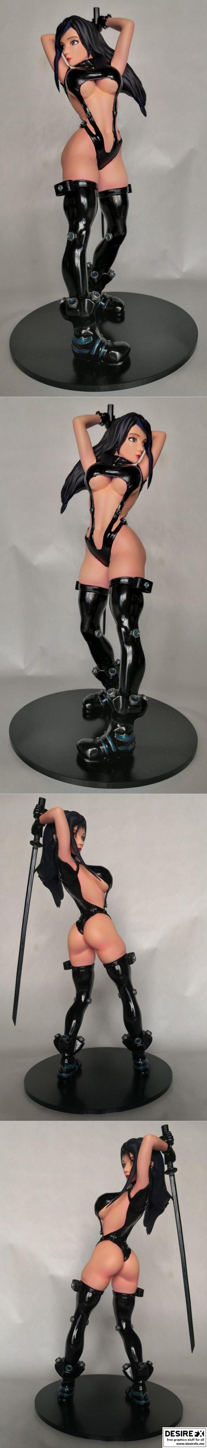 Reika - Gantz - 3D打印模型|Reika – Gantz – 3D Print Model STL