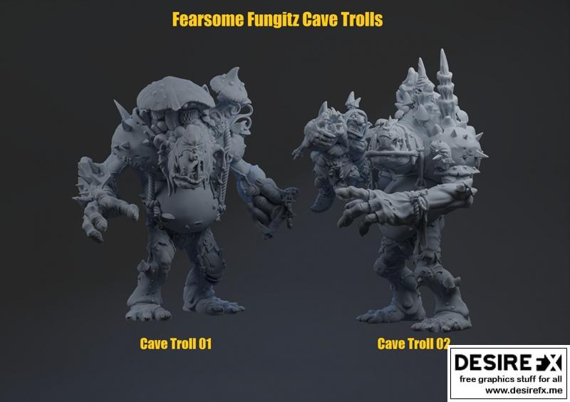 BruteFun迷你模型——奇幻足球凶猛菇类哥布林3D打印模型|BruteFun Minatures – Fantasy Football Fearsome Fungitz Goblins – 3D Print Model STL