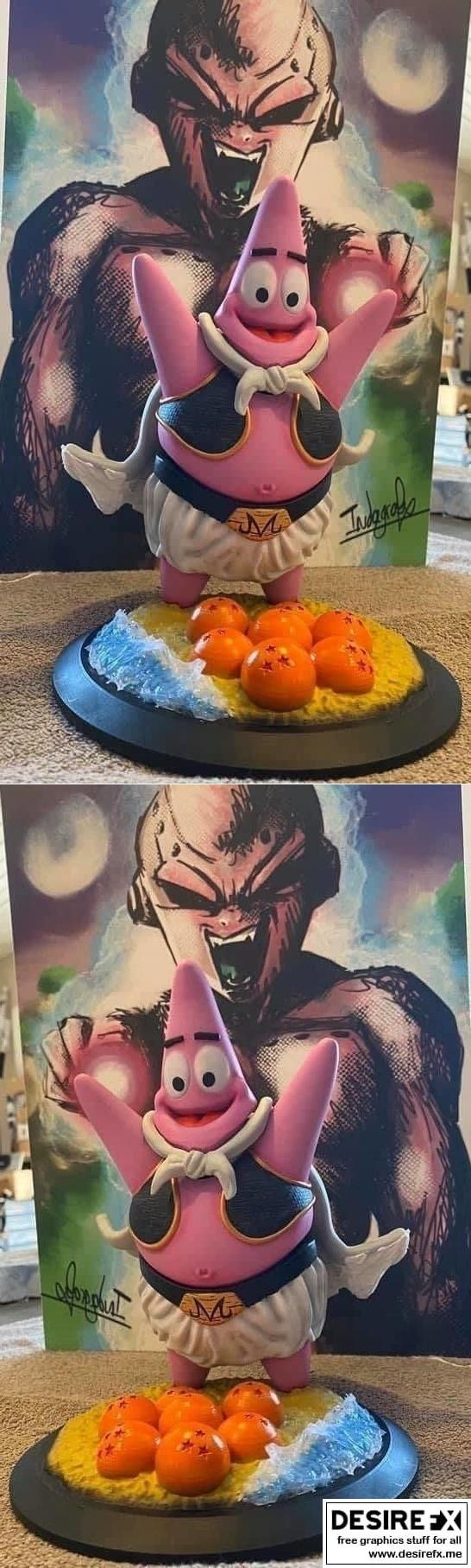 Fat Buu 3D打印模型 STL|Fat Buu Trick – 3D Print Model STL