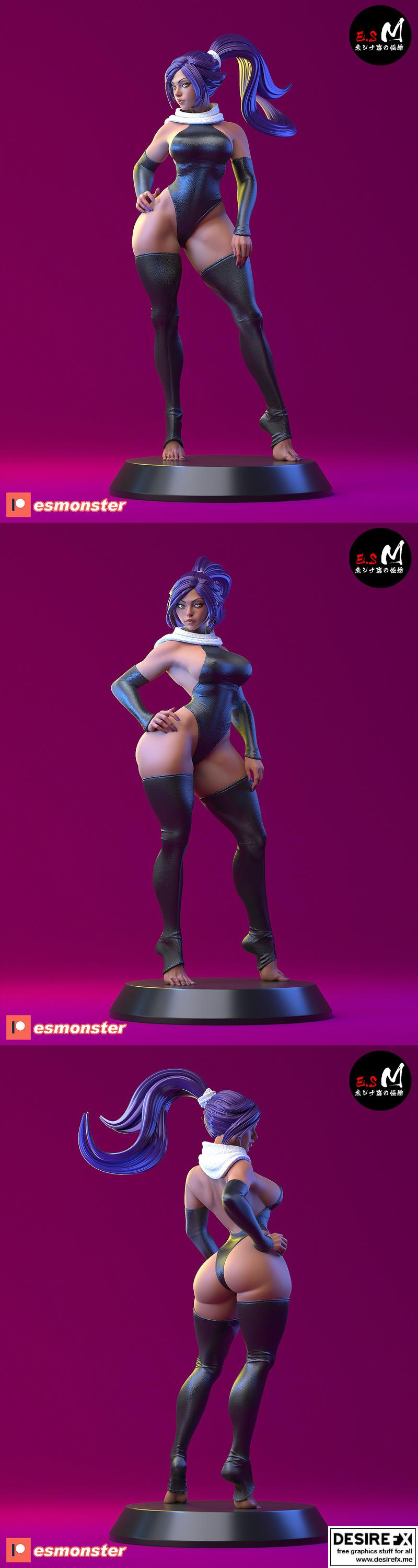 Yoruichi 3D打印模型|Yoruichi P2 – 3D Print Model