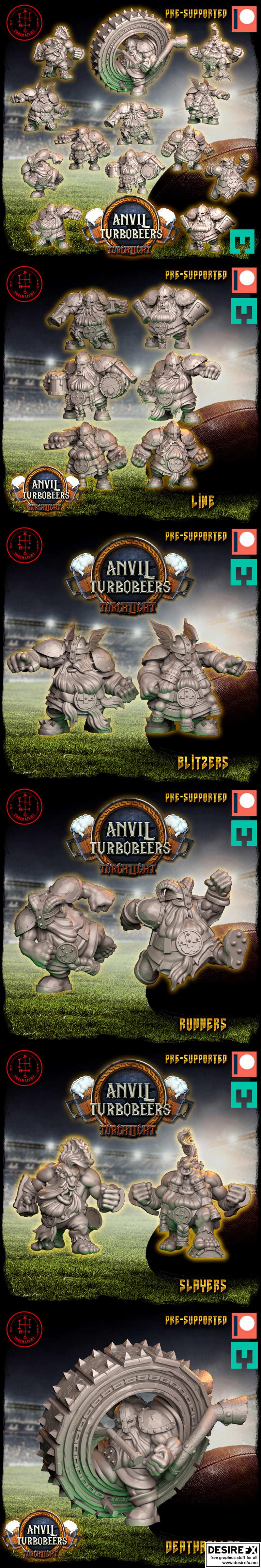 安维涡啤酒团队 - 3D打印模型|Anvil Turbobeers Team – 3D Print Model