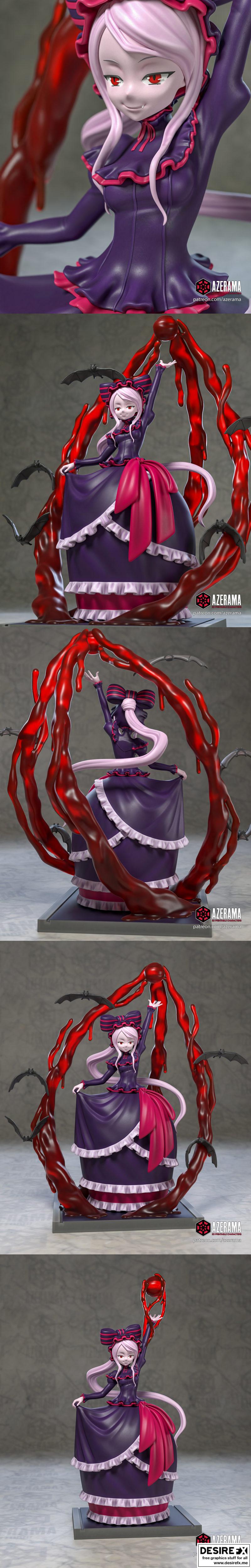 Shalltear 3D打印模型|Shalltear SFW – 3D Print Model