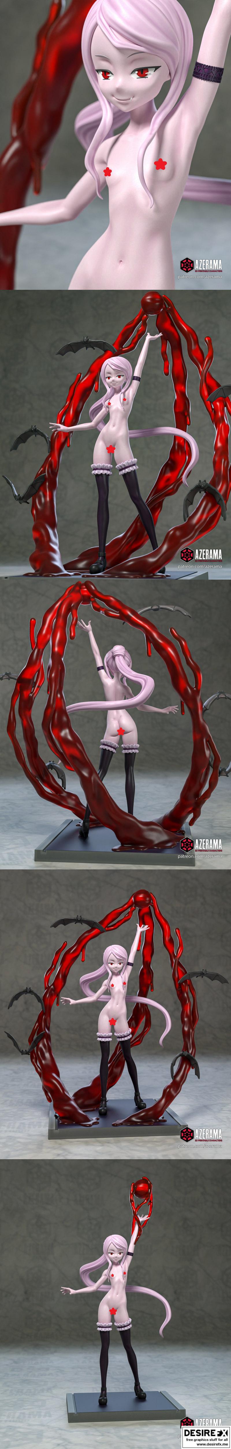 Shalltear 3D打印模型|Shalltear NSFW – 3D Print Model