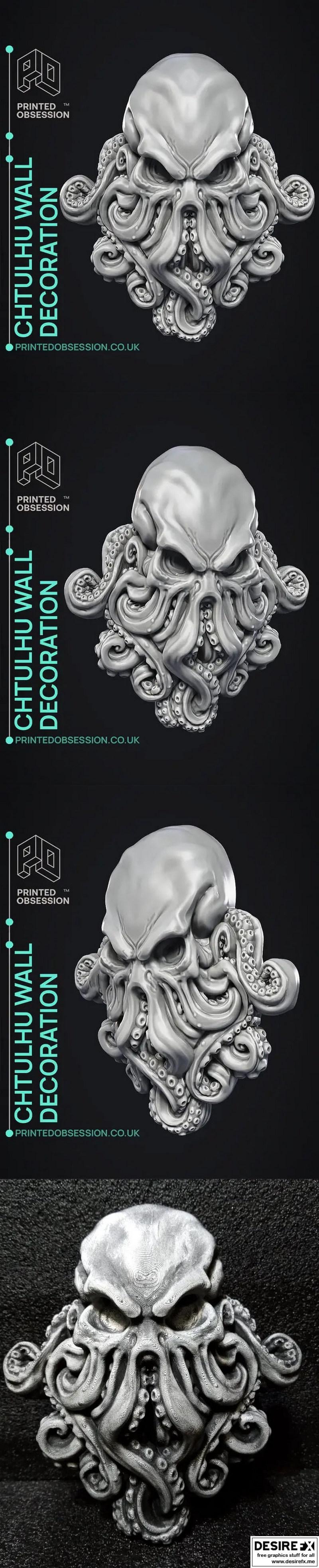 Cthulhu – Wall Decoration – 3D Print Model