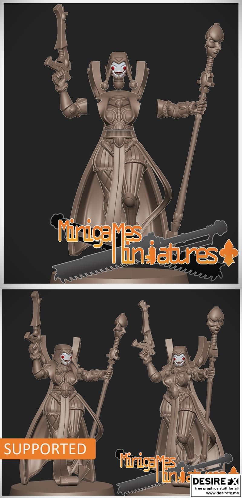 影之猎手动漫迷你玩偶 2024年3D打印模型 STL文件|Minigames Miniatures – Shadowseeker Anime Figurine January 2024 – 3D Print Model STL
