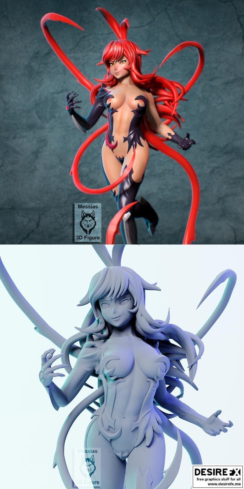 Messias Witchblade 3D打印模型|Messias – Witchblade – 3D Print Model STL