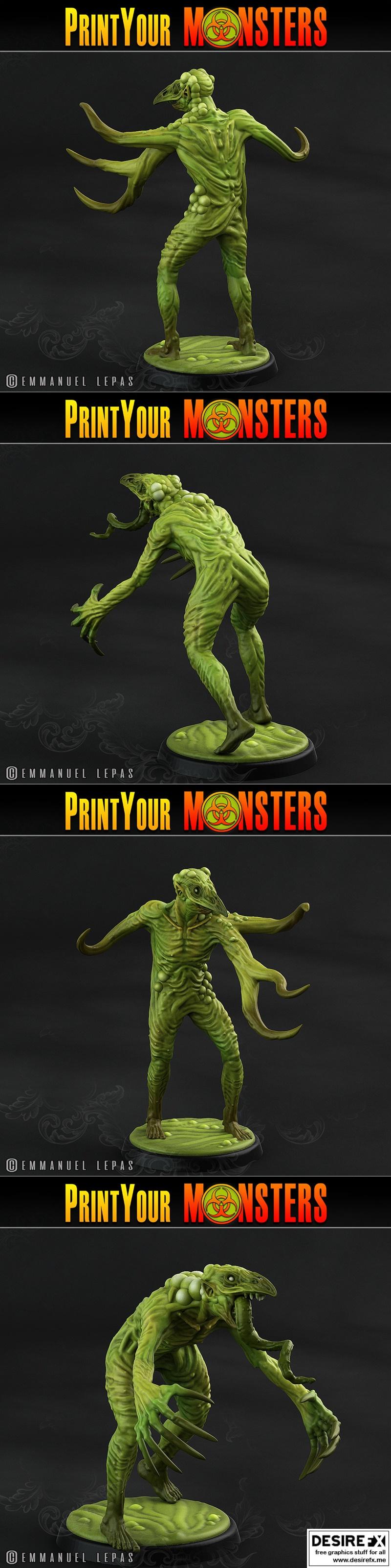 Print Your Monsters – 6 Plague Men Pack – 3D Print Model STL