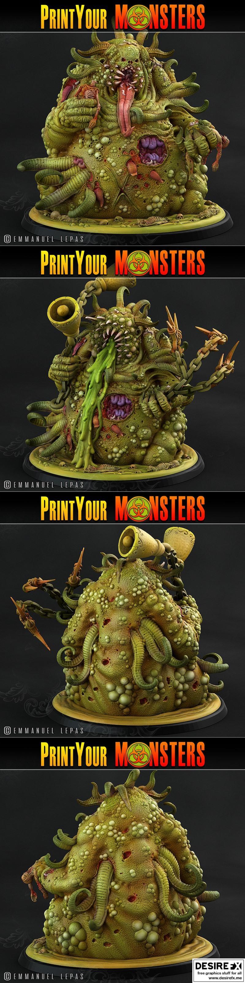 Print Your Monsters – Giant Plague Demon – 3D Print Model STL