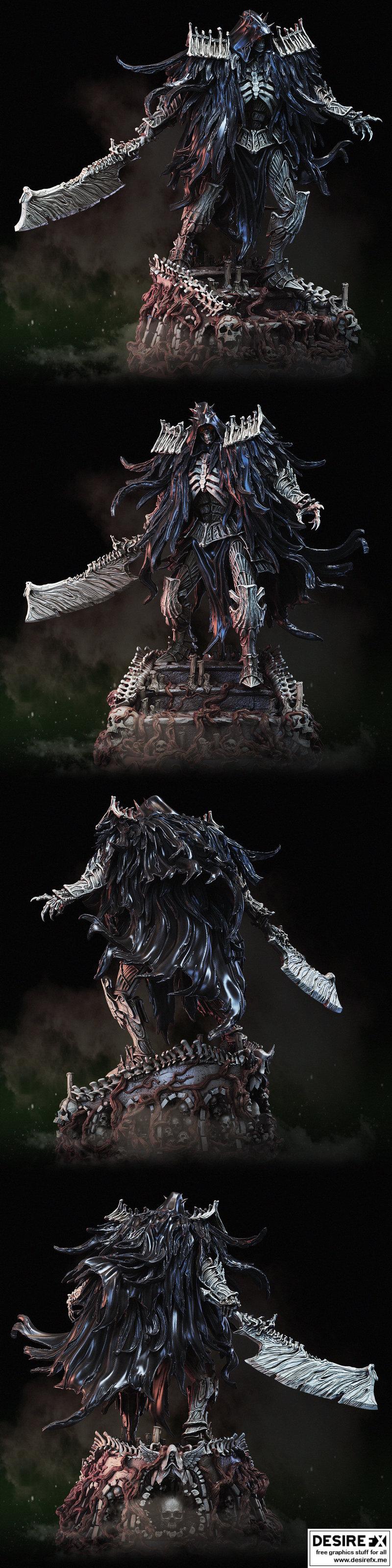 死亡骑士 3D打印模型|Death Knight – 3D Print Model