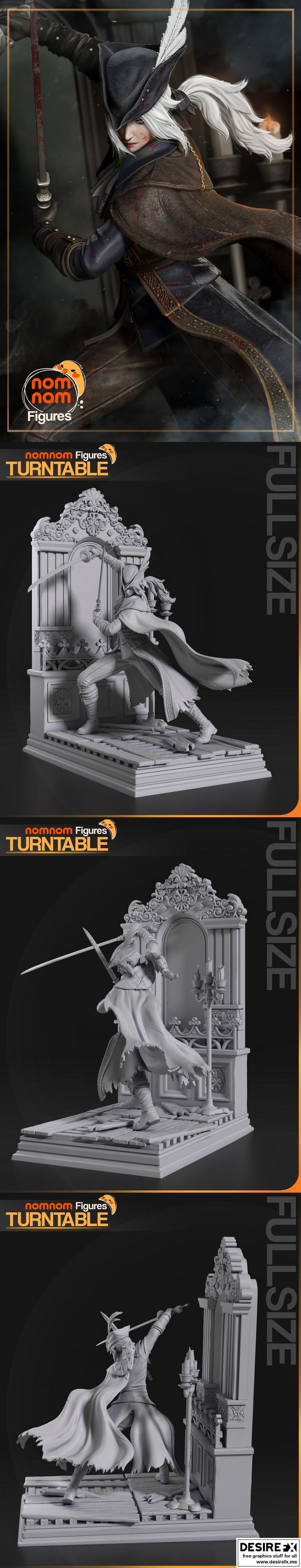 NomNom figures Lady Maria 3D打印模型|NomNom Figures – Lady Maria – 3D Print Model