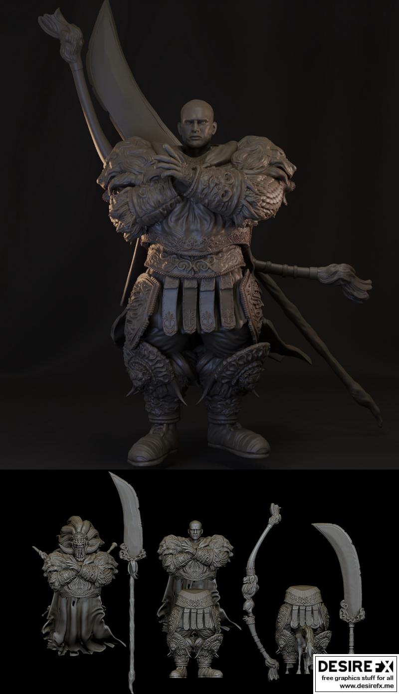 血色之王 3D打印模型|Scarlet King – 3D Print Model