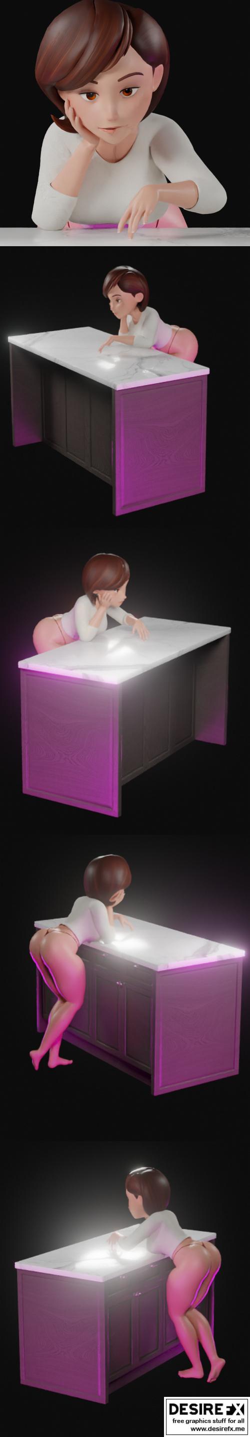 艳丽的海伦·帕尔——3D打印模型|Sultry Helen Parr – 3D Print Model