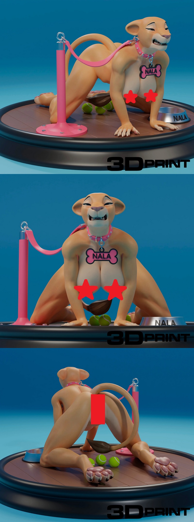 Nala宠物互动模型 3D打印版|Nala Pet Play – 3D Print Model
