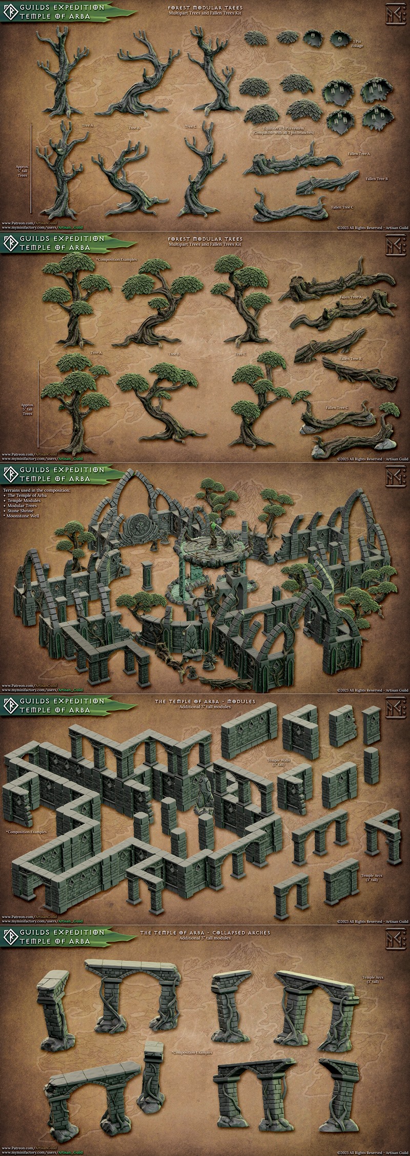 guilds探险之旅——重返阿巴神庙 3D打印模型|Guilds Expeditions – Journey Back to the Temple of Arba – 3D Print Model STL