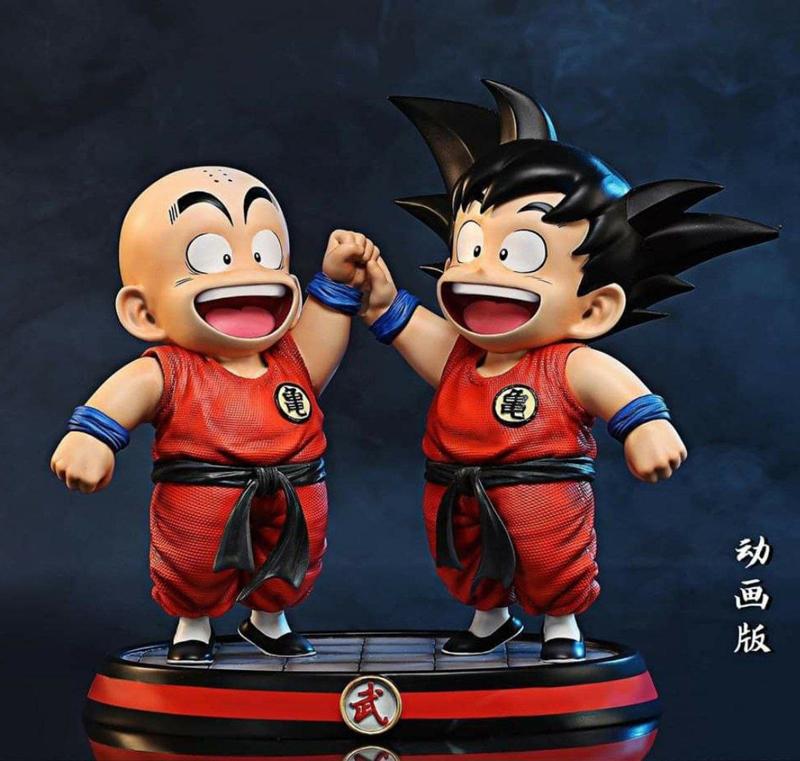 龙珠角色悟空与克林3D打印模型|Goku and Krillin – 3D Print Model STL