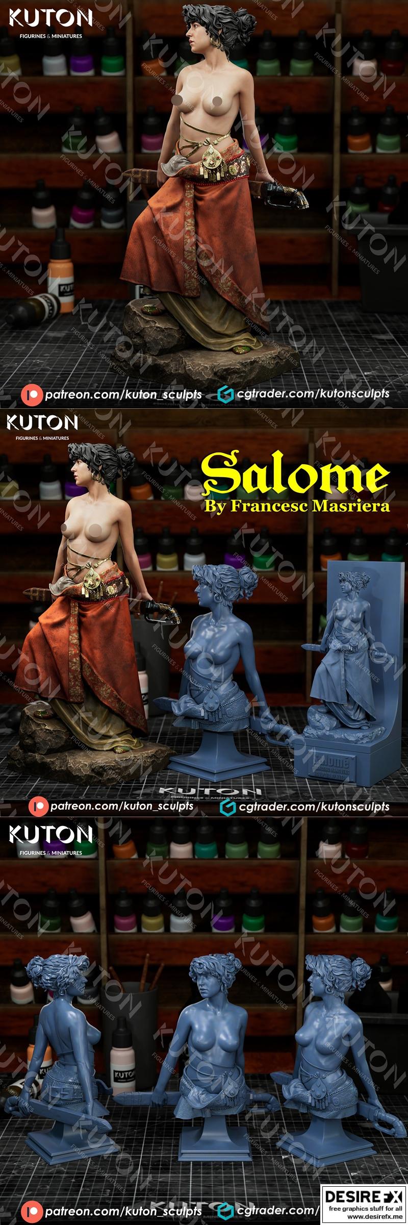 Kuton 3D打印模型：萨罗梅玩偶|Kuton Figurines – Salome – 3D Print Model STL