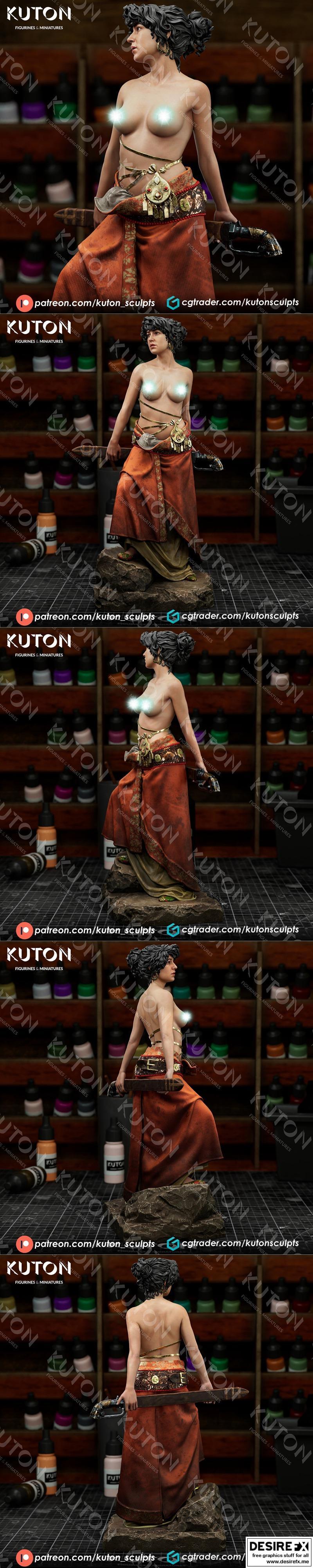 Kuton 3D打印模型：萨罗梅玩偶|Kuton Figurines – Salome – 3D Print Model STL