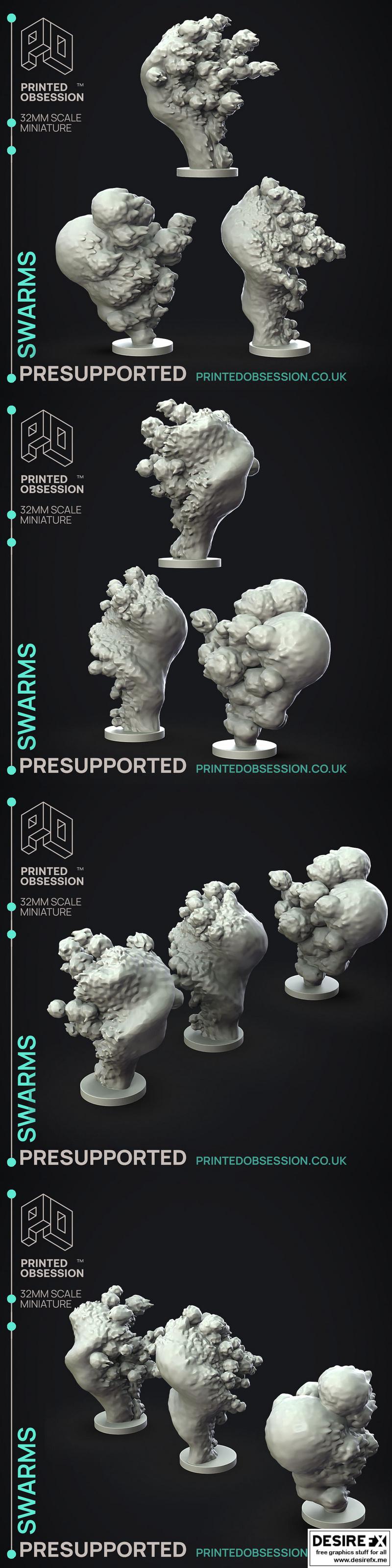 群聚——3D打印模型|Swarms – 3D Print Model