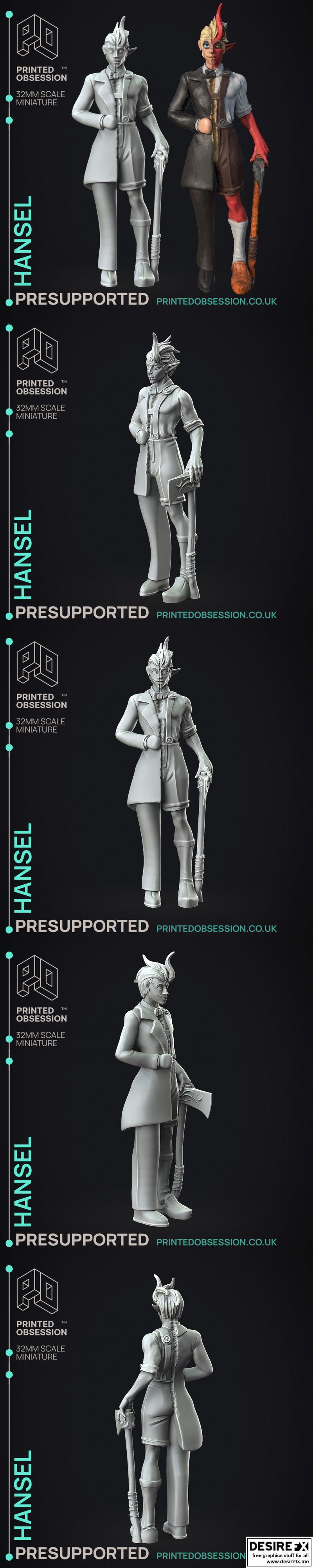 汉斯尔 3D打印模型|Hansel – 3D Print Model