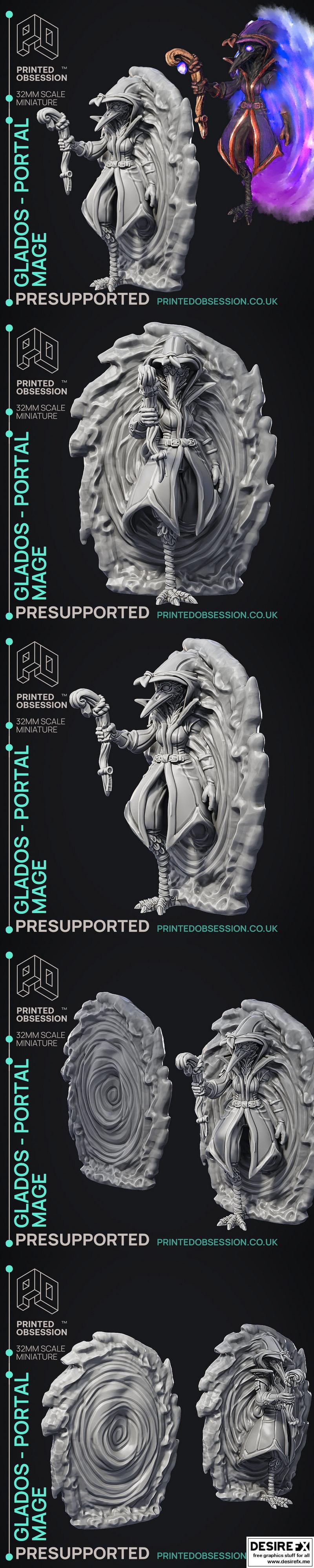 Glados——通路法师——3D打印模型|Glados – Portal Mage – 3D Print Model