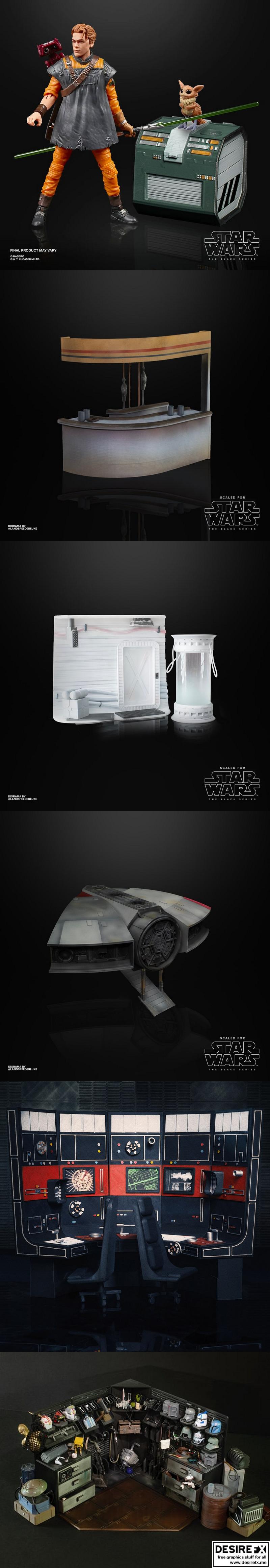 星球大战 3D打印场景模型|Star Wars Diorama, Terrains, Scenery, Environments – 3D Print Model