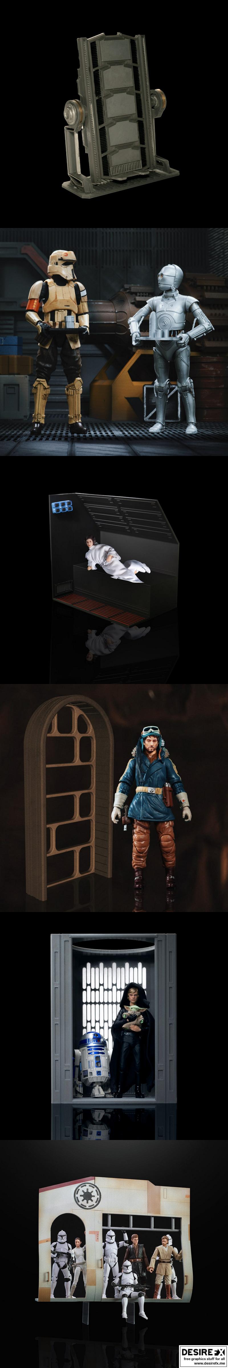 星球大战 3D打印场景模型|Star Wars Diorama, Terrains, Scenery, Environments – 3D Print Model