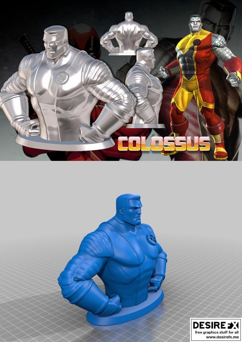 科洛斯雕像 - 3D打印模型|Colossus Bust – 3D Print Model