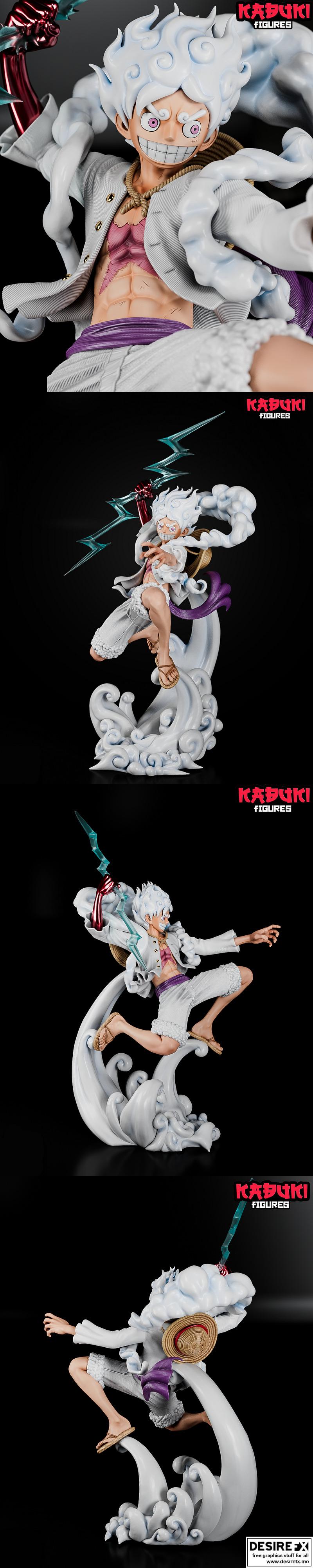 路飞Gear 5 3D打印模型|Luffy Gear 5 – 3D Print Model