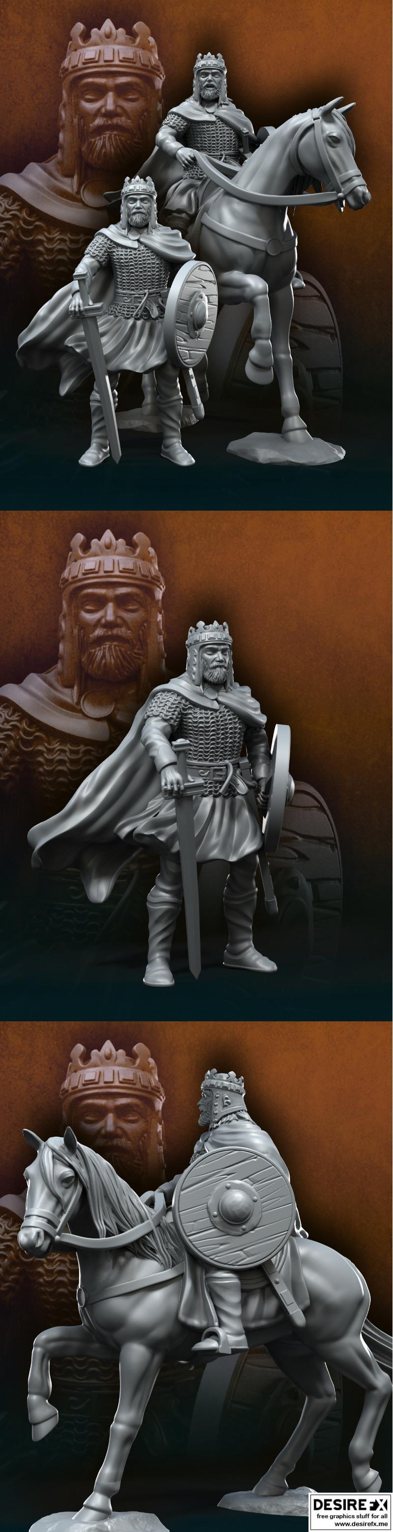 Theodomir – 动漫游戏角色3D打印模型|Theodomir – 3D Print Model