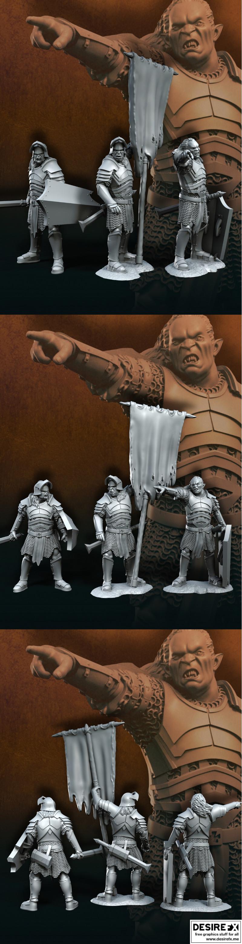 血手指挥团 3D打印模型|Blood-Handed Command Group – 3D Print Model