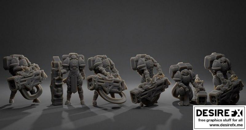Mad’s Minis 圣徒战术部署重装支援 3D打印模型|Mad’s Minis Saints Tactical Deployment Heavy Support – 3D Print Model