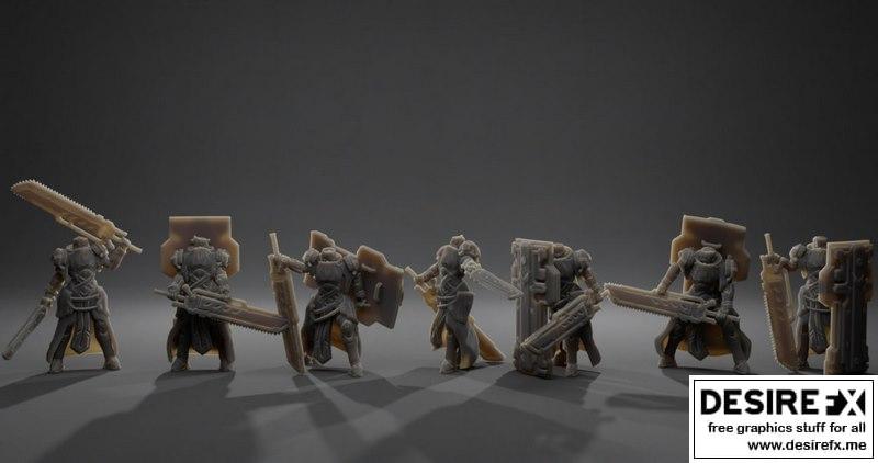 Mad’s Minis 圣徒战术部署防御者 3D打印模型|Mad’s Minis Saints Tactical Deployment Defender – 3D Print Model