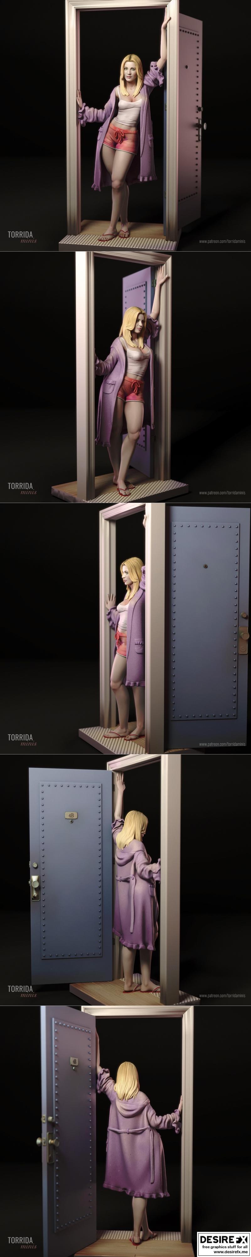 Torrida Minis - Penny 3D打印模型|Torrida Minis – Penny – 3D Print Model STL