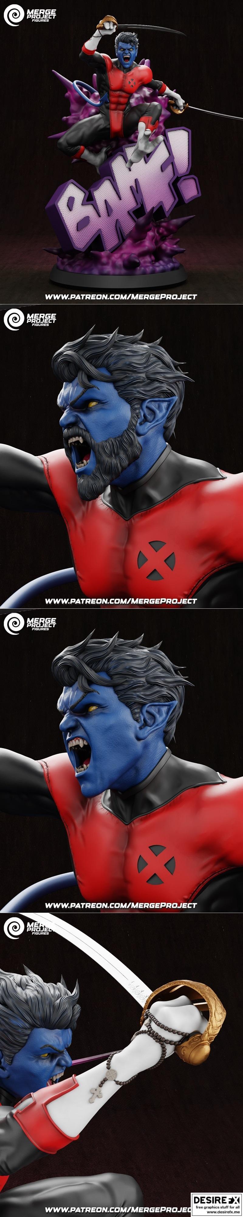 Merge Project Figures – Nightcrawler – 3D Print Model STL