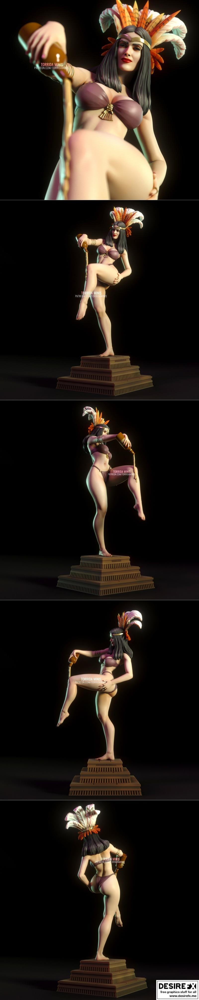 圣坦尼科狂乱：Torrida Minis 3D打印模型|Torrida Minis – Santanico Pandemonium – 3D Print Model STL