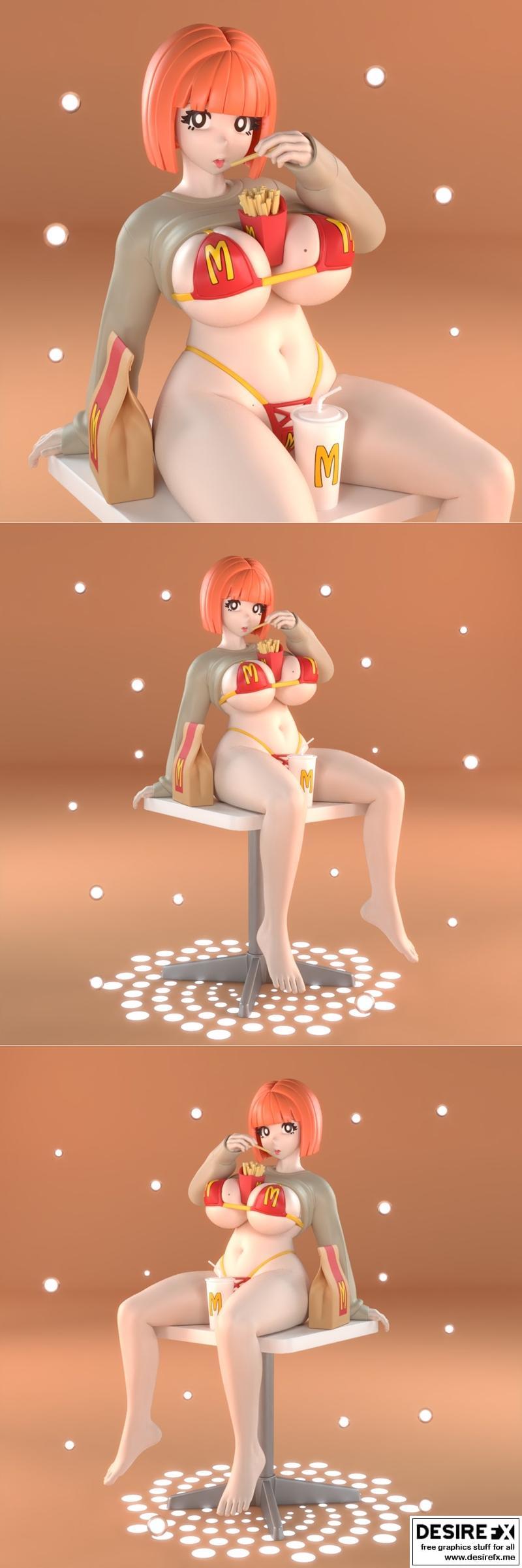 General Buta - 3D打印模型 - 动漫角色雕塑|General Buta – McMILF – 3D Print Model STL