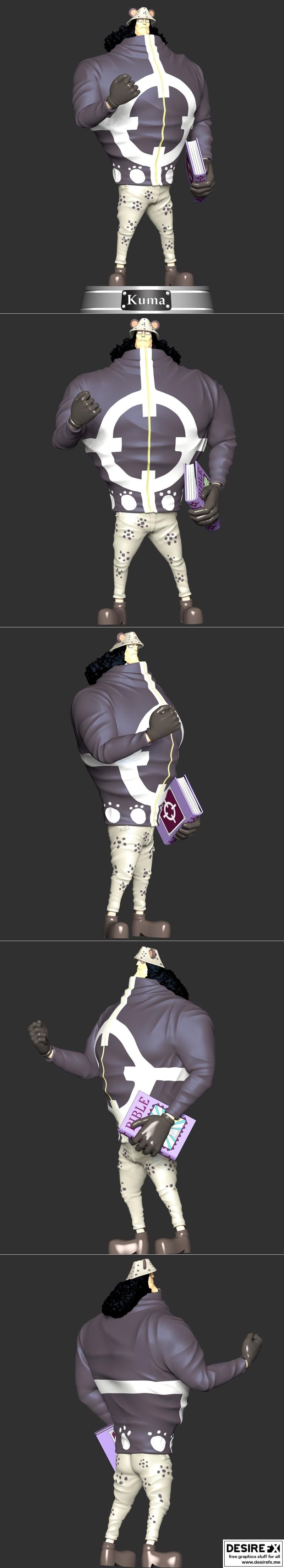巴特洛缪·库玛 一拳超人 3D打印模型|Bartholomew Kuma – One Piece – 3D Print Model STL