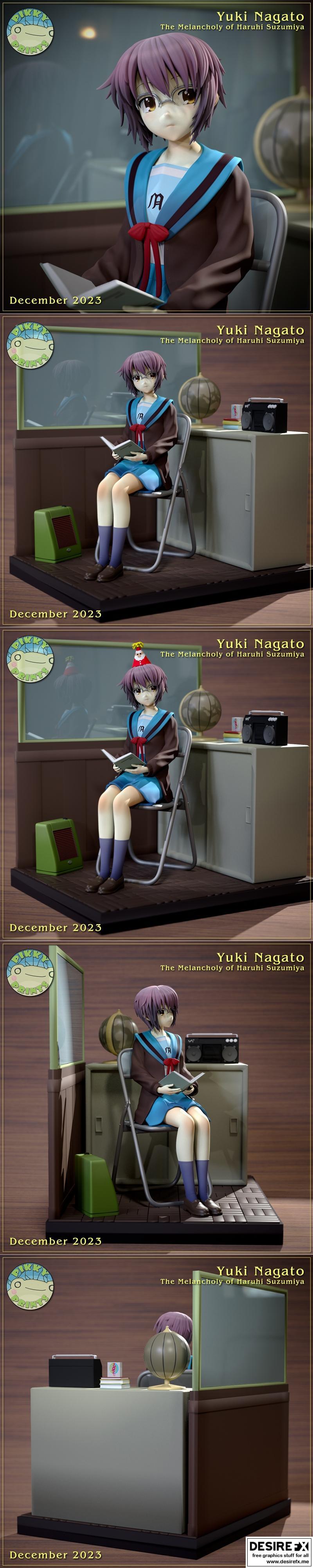 皮卡提——野口优——3D打印模型|Pikitty – Yuki Nagato – 3D Print Model STL