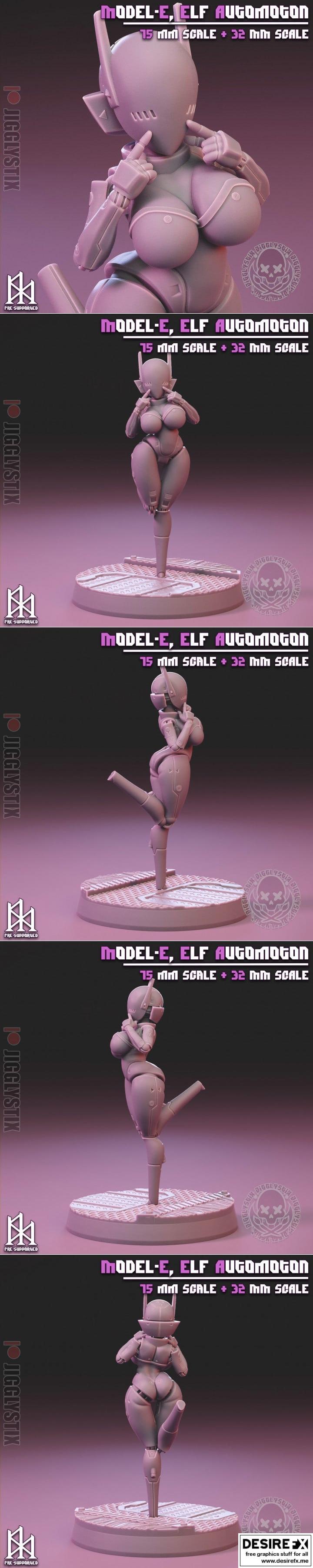 Jigglystix 3D打印模型：精灵自动人形|Jigglystix – Elf Automoton – 3D Print Model STL
