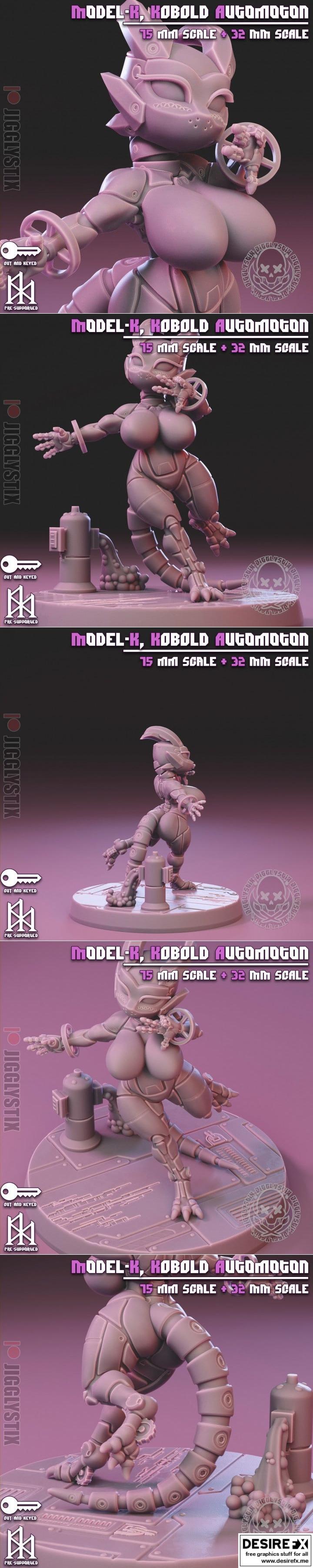 Jigglystix Kobold Automoton 3D打印模型|Jigglystix – Kobold Automoton – 3D Print Model STL